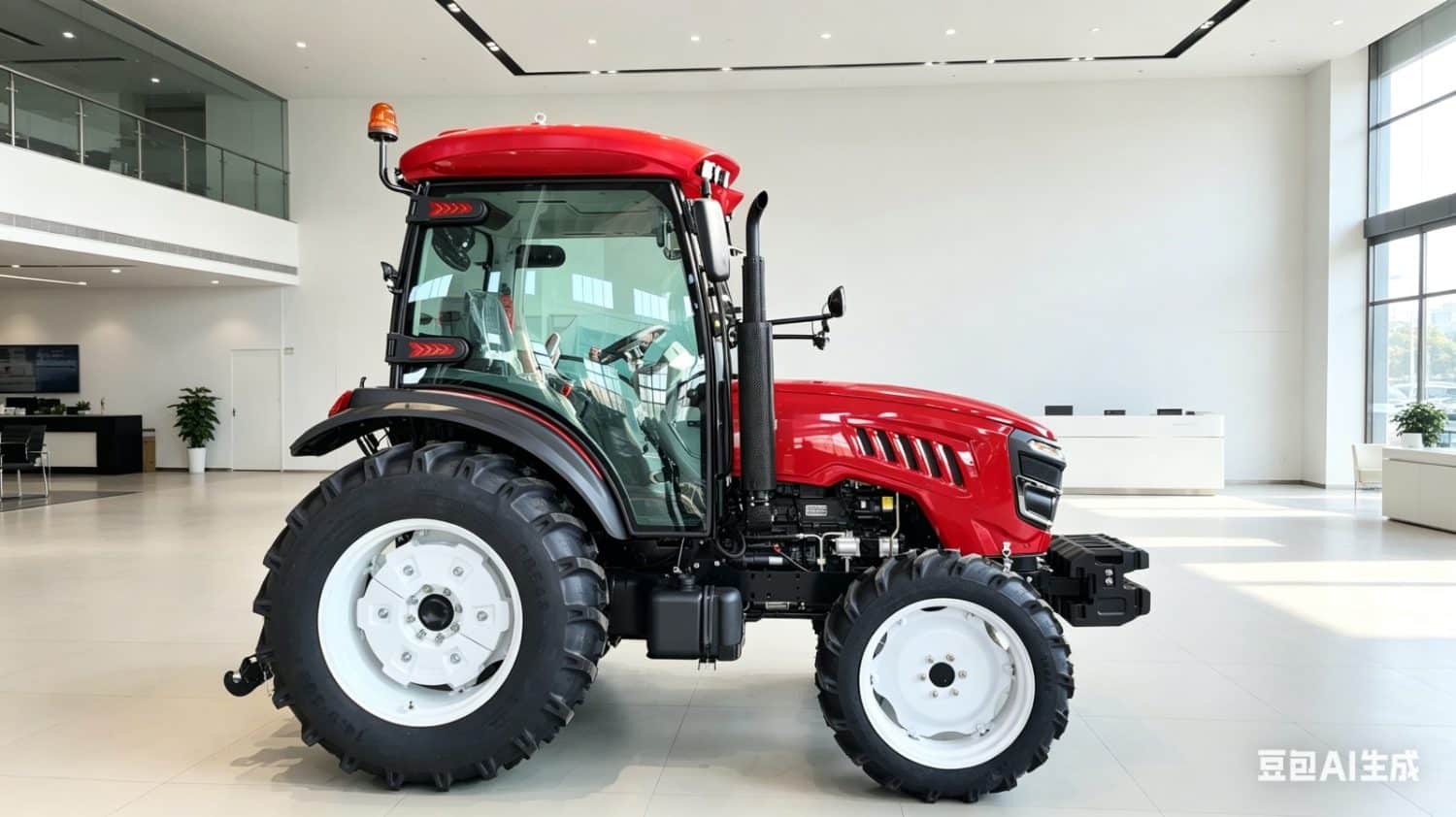 Tracteur agricole TT904 90 HP 4x4 sur terrain agricole