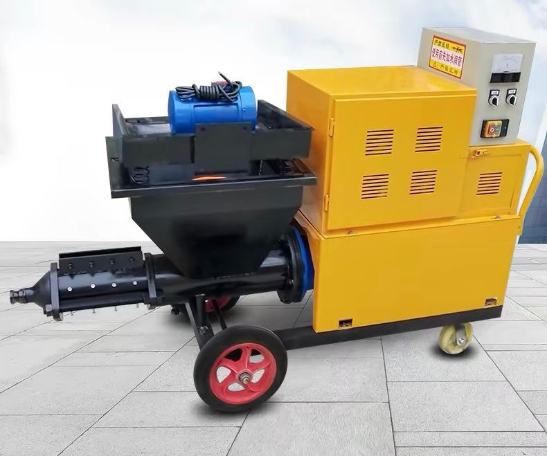 Machine à projeter le mortier et le béton modèle MP511 avec compresseur et trémie grande capacité